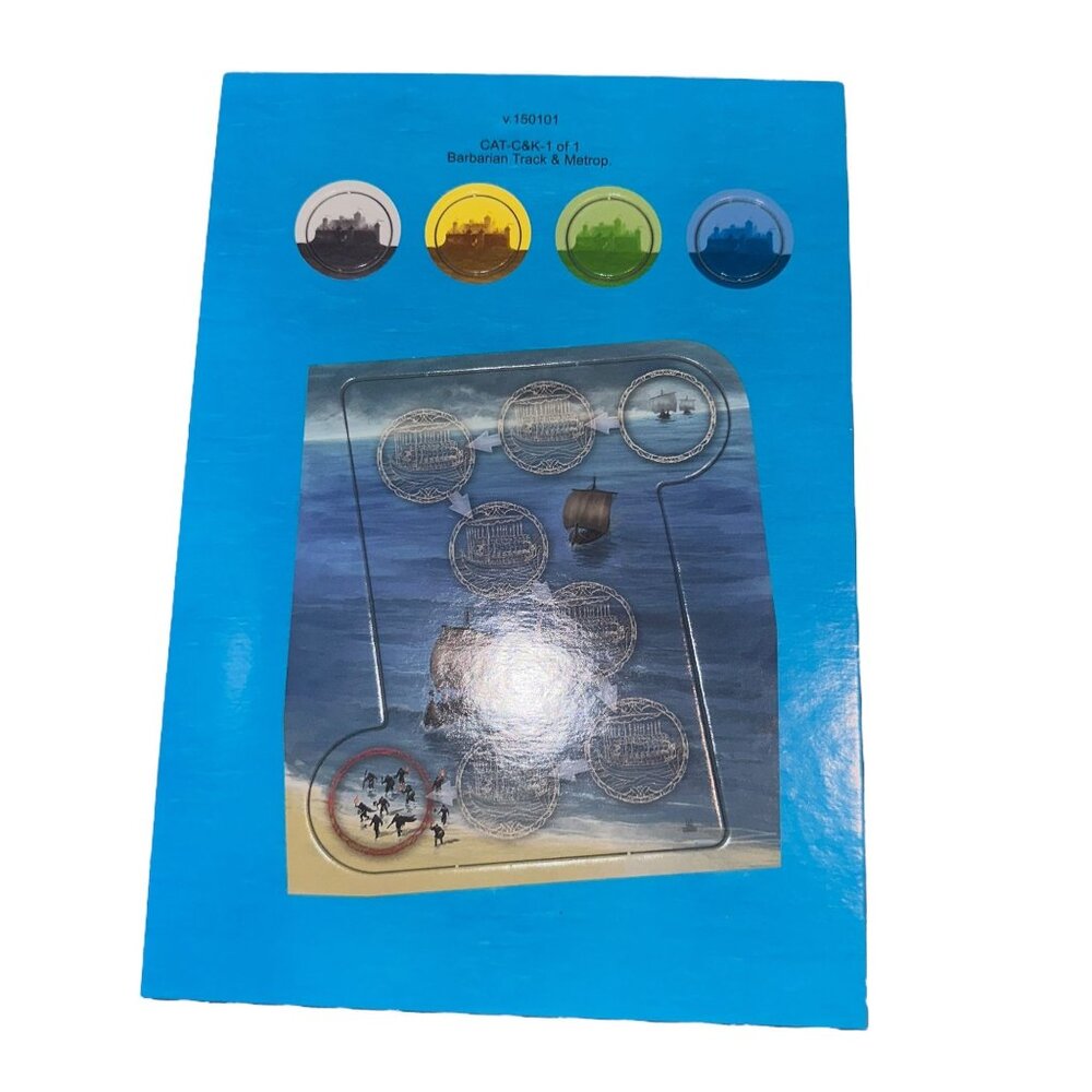 New Catan Expansion Cities Knights Knight Metropolis Tokens Barbarian Tile Parts